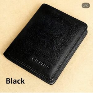 men's genuine leather anti theft!
